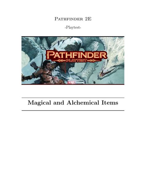The Mystic's Tome: Exploring the Hidden Wisdom of Magical Pathfinders in Pathfinder 2e PDF